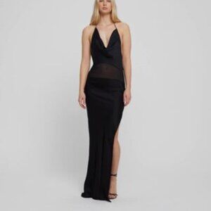 Rat & Boa Orchid Dress - Black